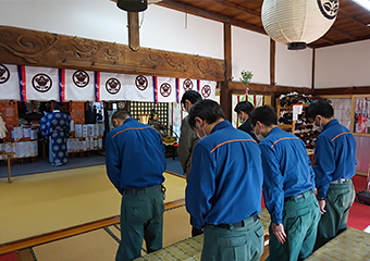 祈願祭の様子